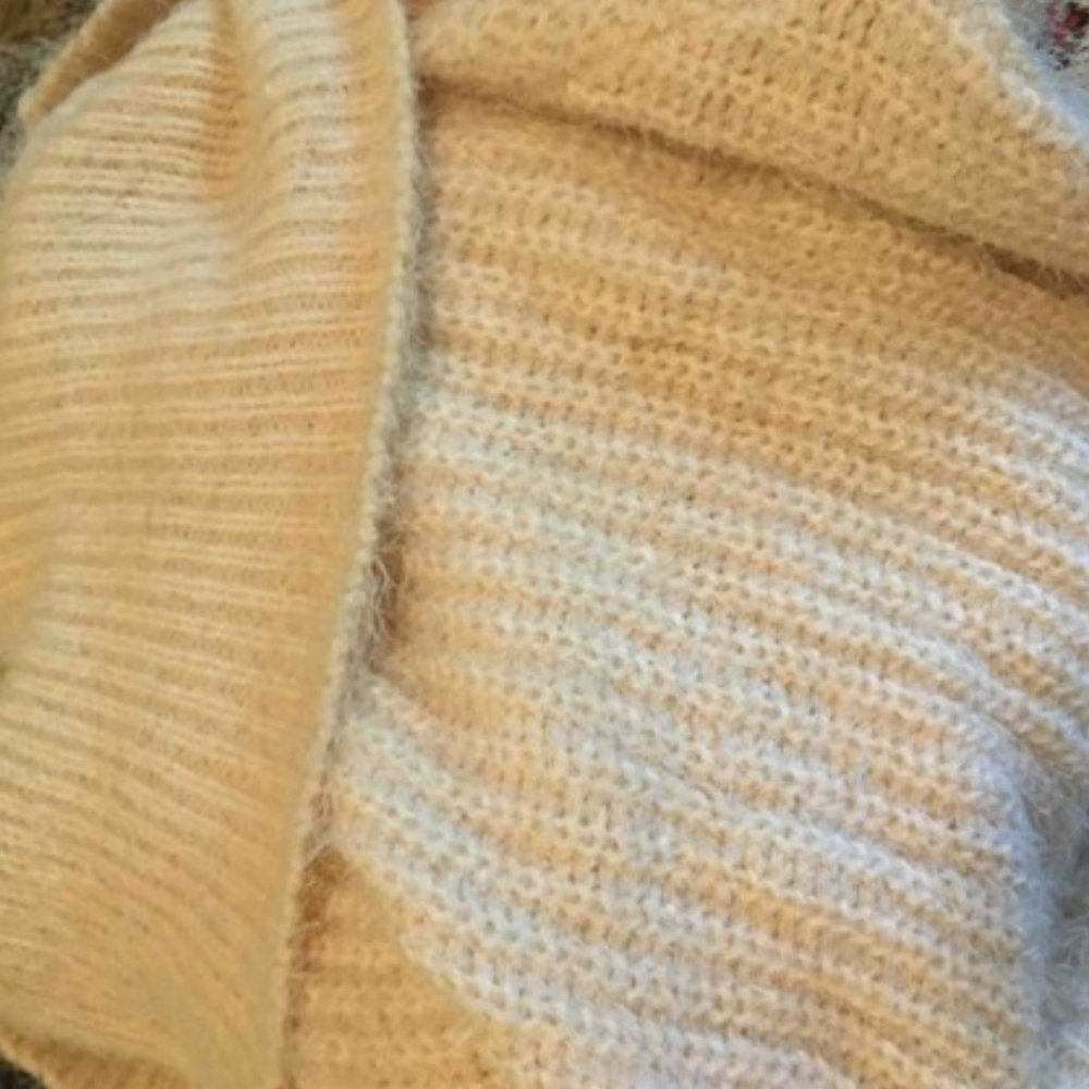 Off The Shoulder Soft Fuzzy Sweater - Picture 8 of 8